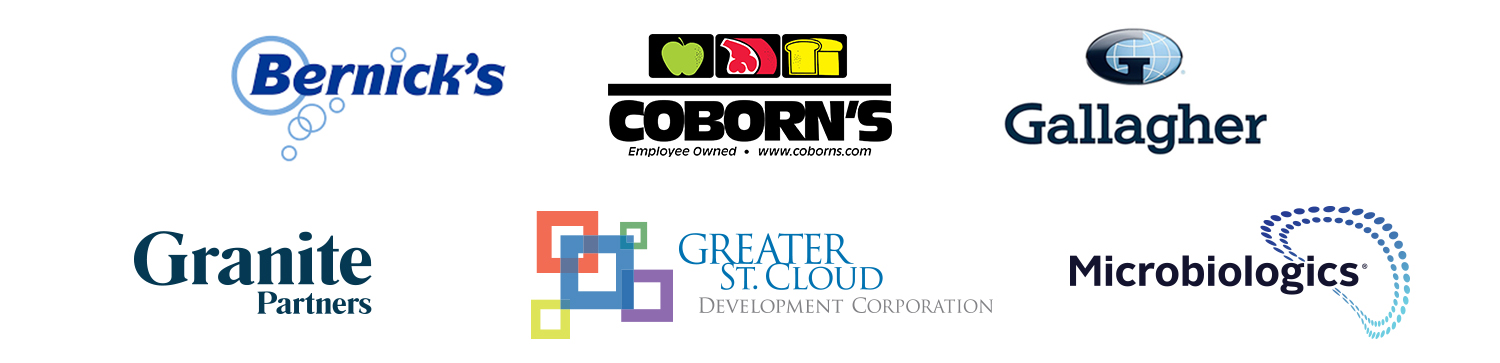 Bernick's, Coborn's, Gallagher, Granite Partners, Greater St. Cloud Development Corporation, Microbiologics
